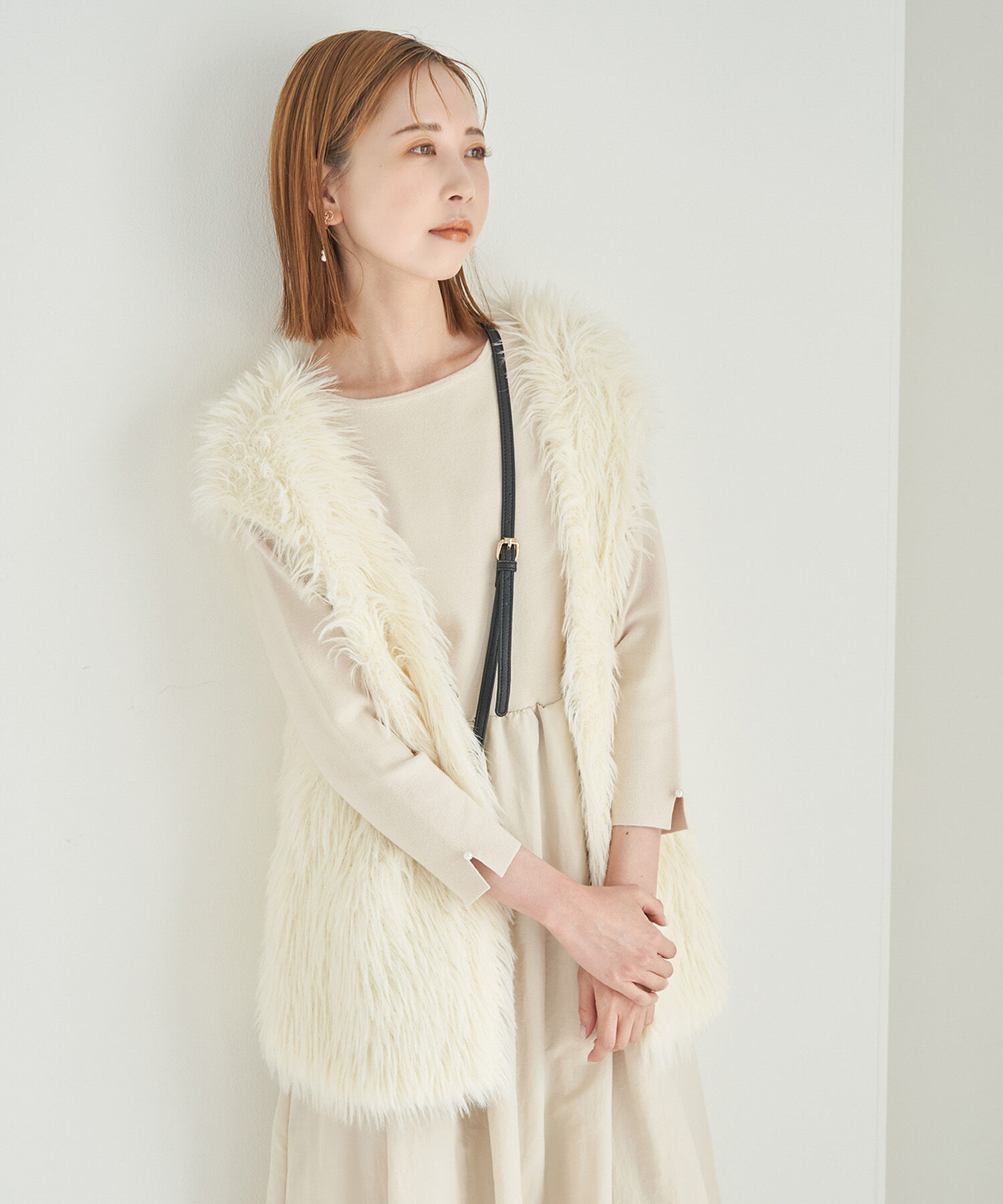 Rope&rsquo;Picnic「フェザーニットベスト」|ベスト・ジレ|