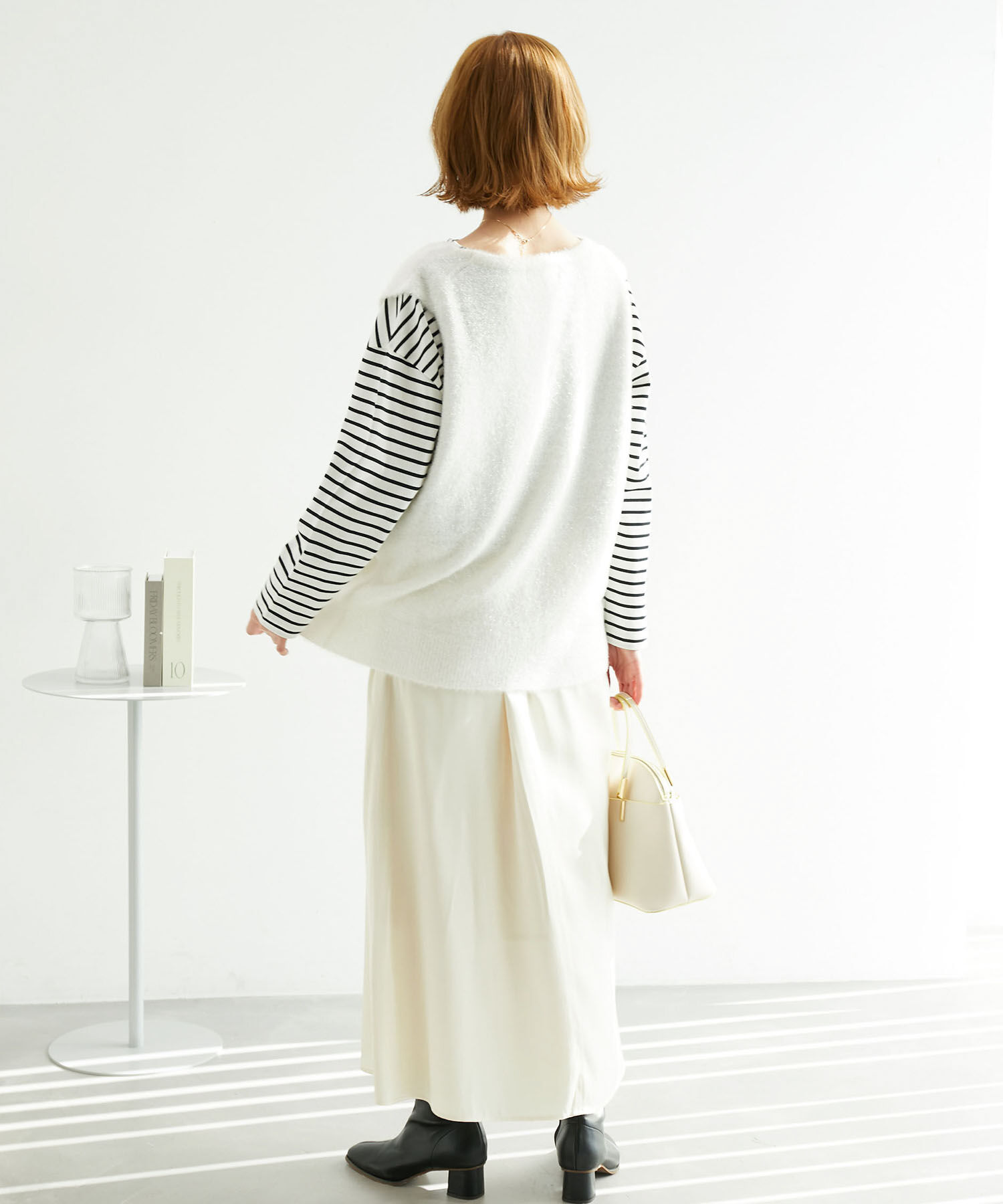 Rope&rsquo;Picnic「ガラスヤーンニットベスト」|ベスト・ジレ|