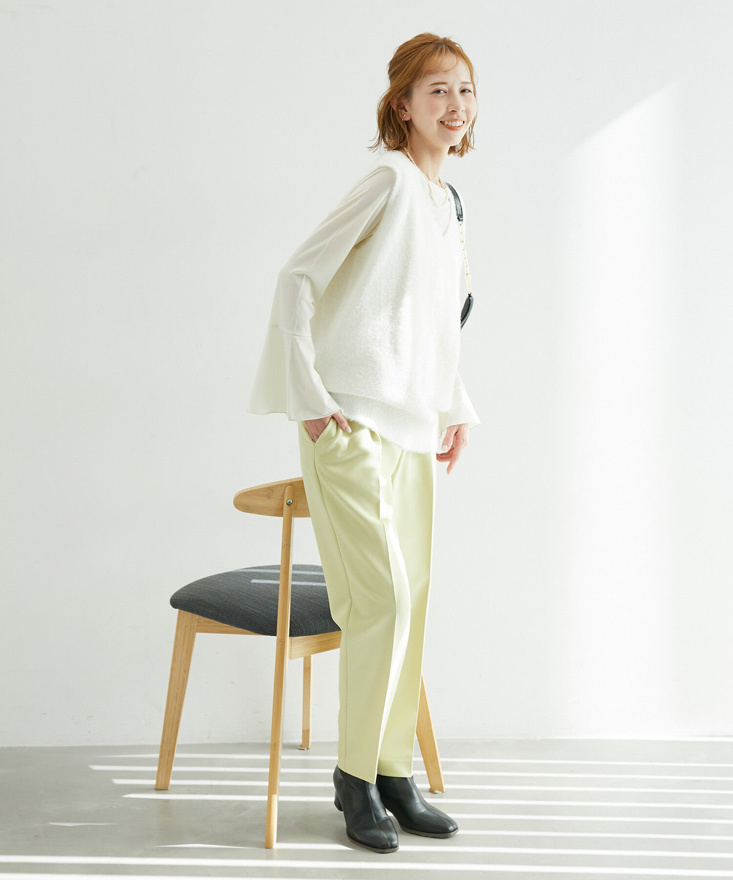 Rope&rsquo;Picnic「ガラスヤーンニットベスト」|ベスト・ジレ|