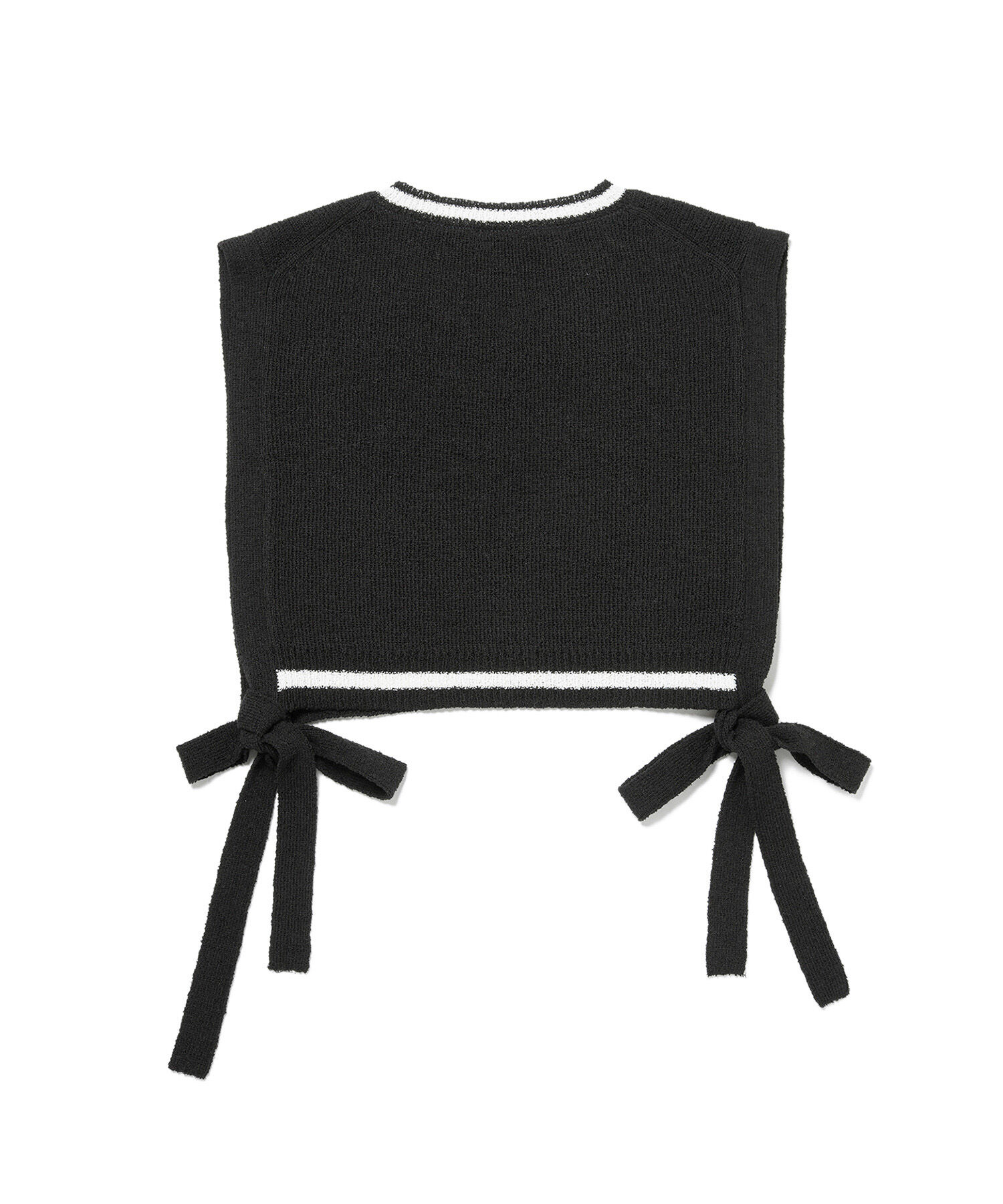 ROPE PICNIC PASSAGE「ブークレーライン入りサイドリボンレイヤードベスト」|ベスト・ジレ|