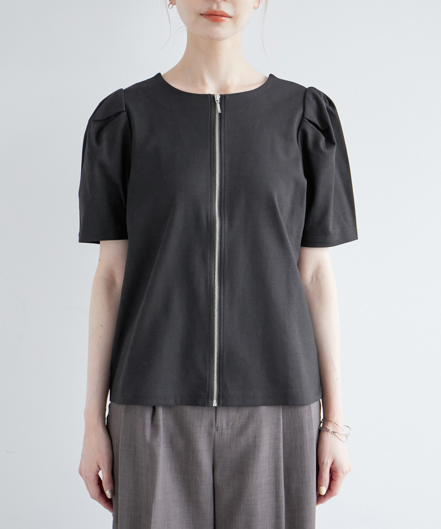 Rope&rsquo;Picnic「ジップカーデプルオーバー/2WAY」|カーディガン|