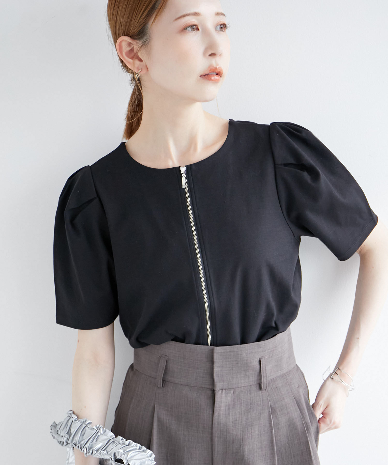 Rope&rsquo;Picnic「ジップカーデプルオーバー/2WAY」|カーディガン|