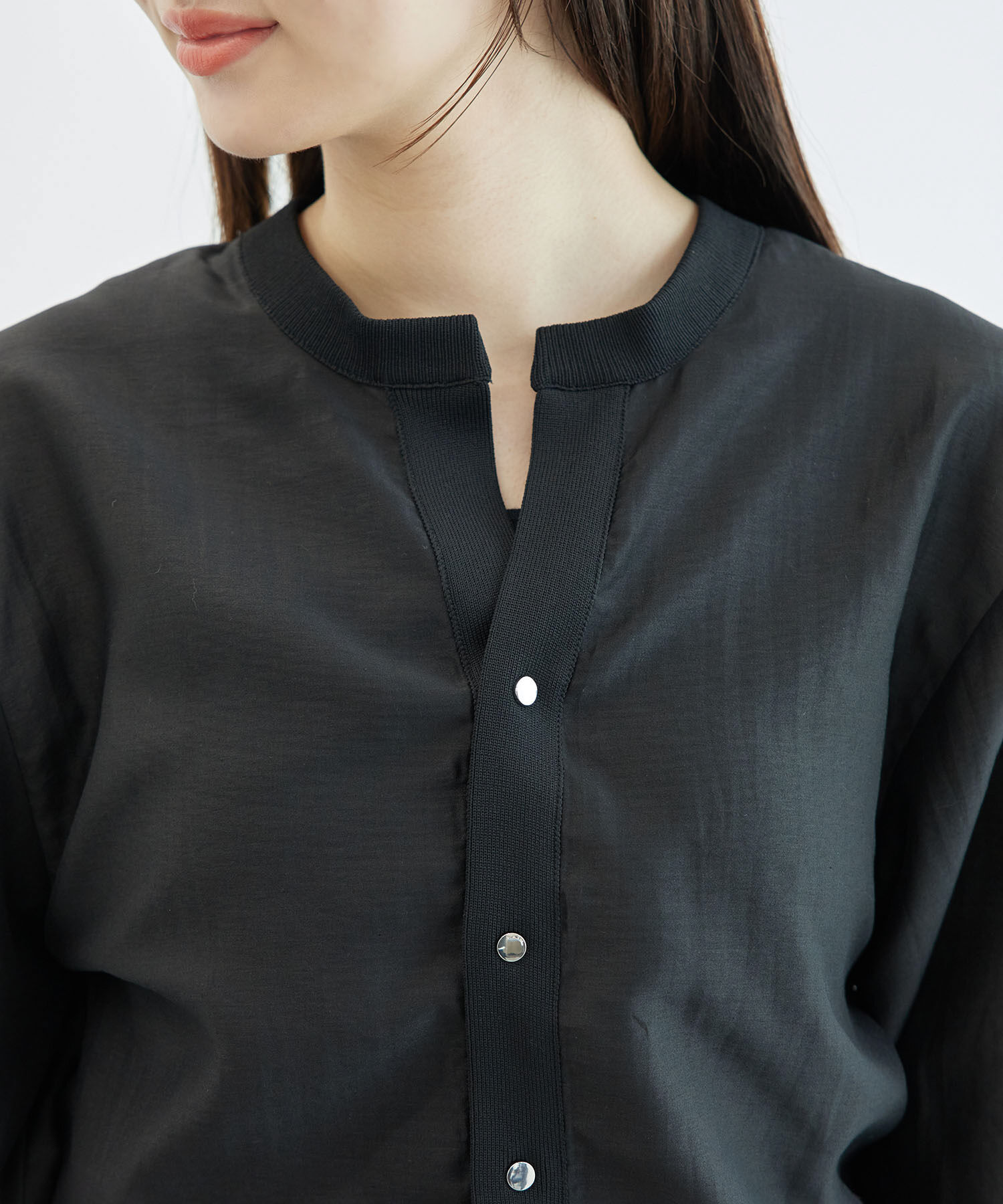 Rope&rsquo;Picnic「シアーブルゾンカーディガン」|カーディガン|