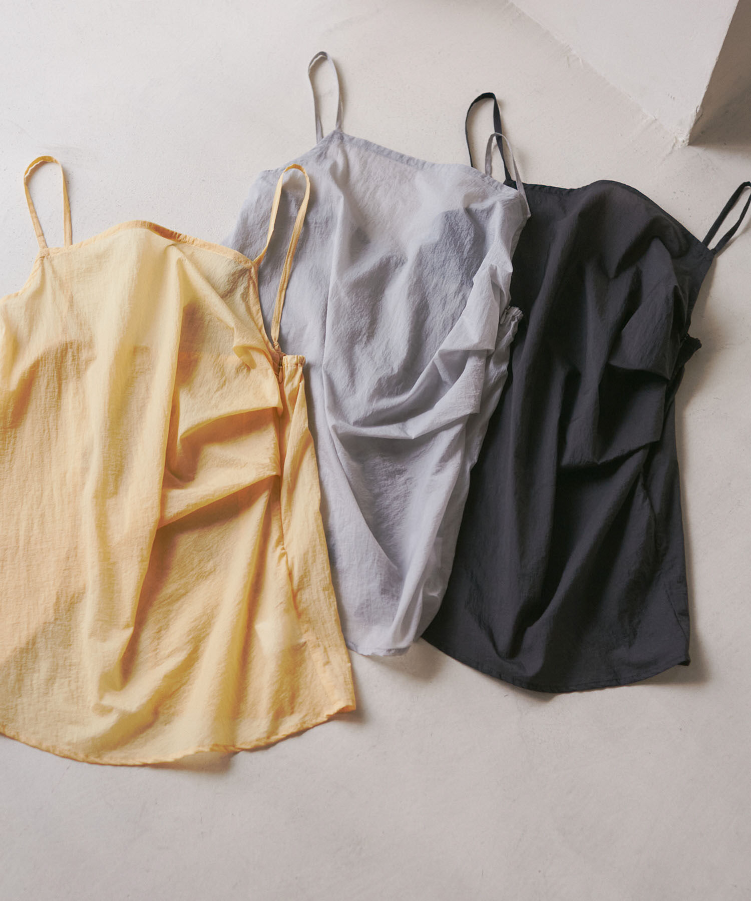 ROPE PICNIC PASSAGE「シアーミドル丈レイヤードキャミソール」|ベスト・ジレ|