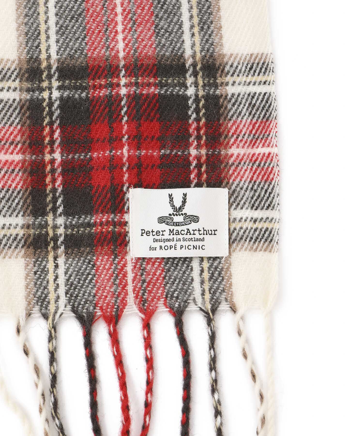 ROPE PICNIC PASSAGE「【Peter MacArthur/ピーターマッカーサー】ウール混チェックストール」|ストール|