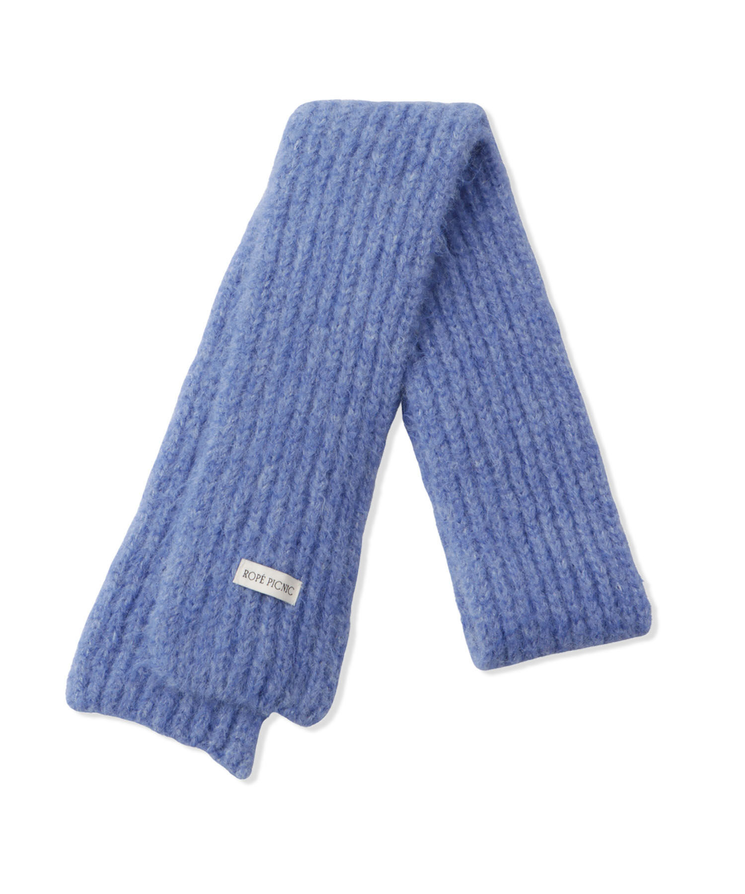 ROPE PICNIC PASSAGE「スリムリブニットマフラー」|マフラー|