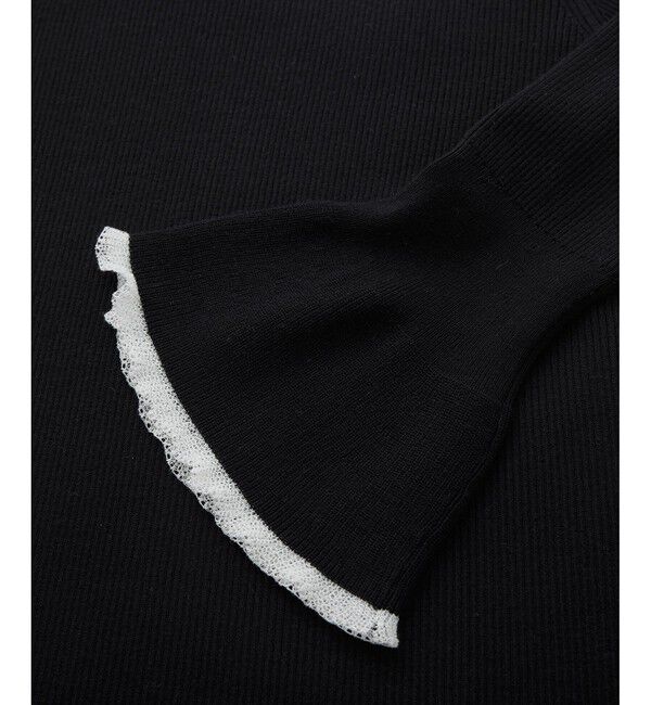 Rope&rsquo;Picnic「袖口フレアシアーニットプルオーバー/洗濯機OK」|ニット・セーター|