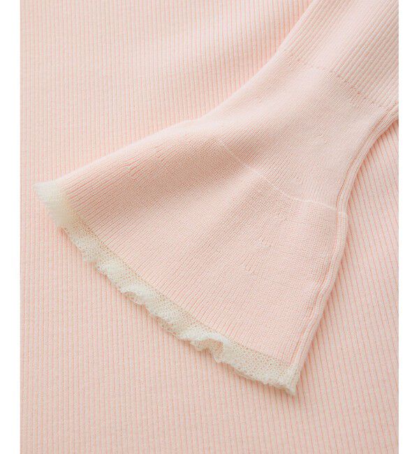 Rope&rsquo;Picnic「袖口フレアシアーニットプルオーバー/洗濯機OK」|ニット・セーター|