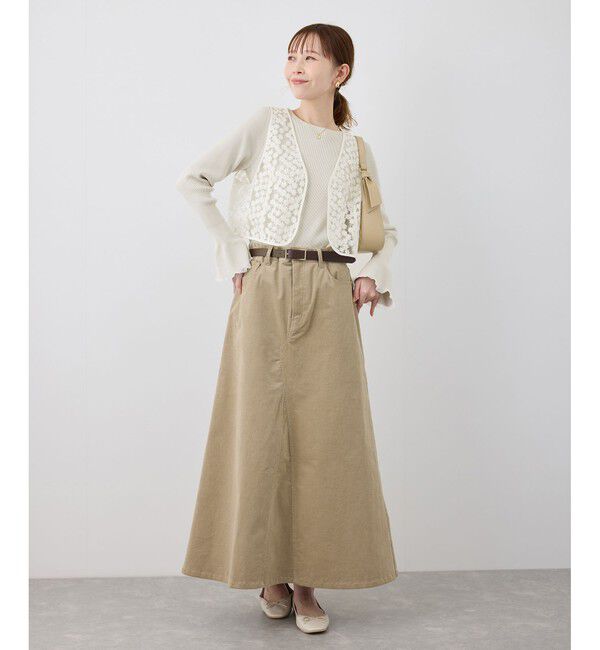 Rope&rsquo;Picnic「袖口フレアシアーニットプルオーバー/洗濯機OK」|ニット・セーター|