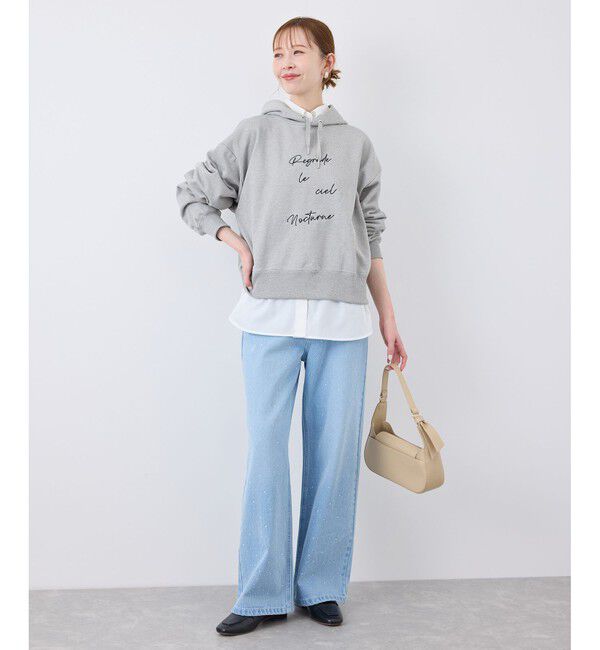 Rope&rsquo;Picnic「アソートロゴ刺繍裏毛フーディー」|パーカー|