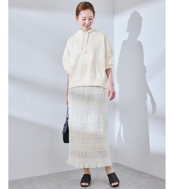 Rope&rsquo;Picnic「アソートロゴ刺繍裏毛フーディー」|パーカー|