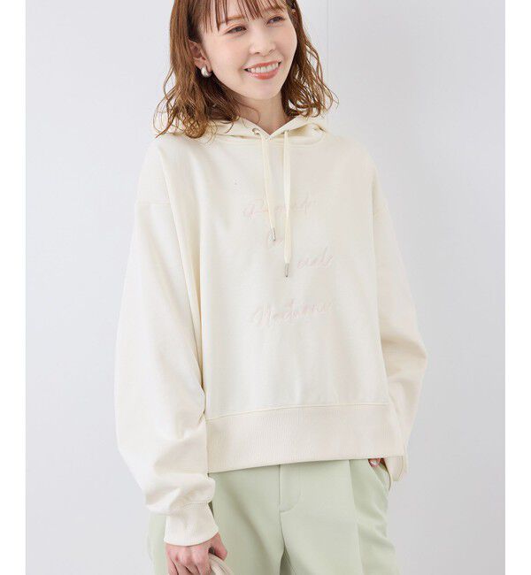 Rope&rsquo;Picnic「アソートロゴ刺繍裏毛フーディー」|パーカー|
