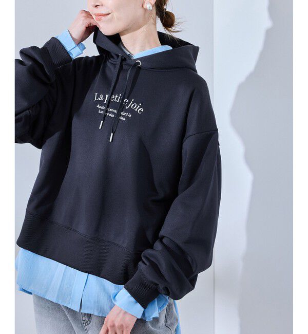 Rope&rsquo;Picnic「アソートロゴ刺繍裏毛フーディー」|パーカー|コンメイン