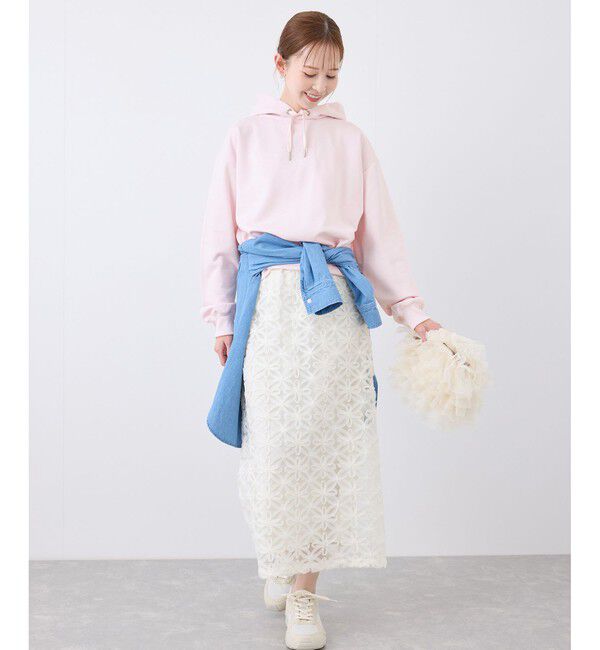 Rope&rsquo;Picnic「アソートロゴ刺繍裏毛フーディー」|パーカー|