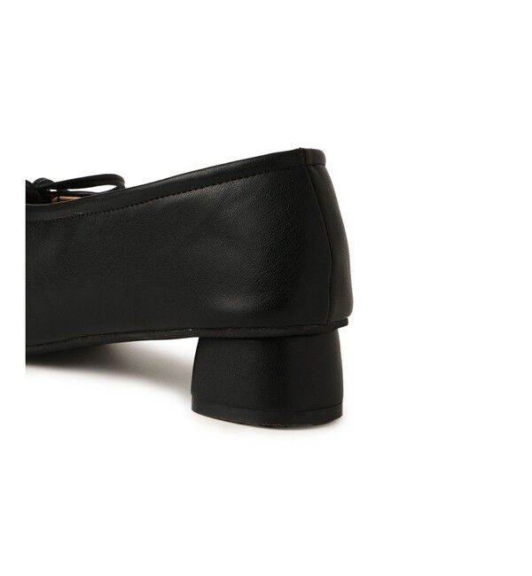 ROPE PICNIC PASSAGE「リボンギャザーミドルヒールパンプス」|パンプス|