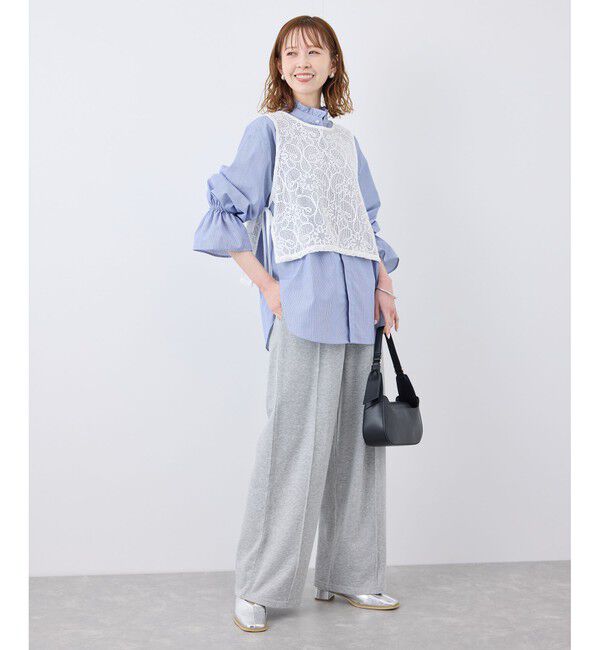 Rope&rsquo;Picnic「サイドリボンレースベスト」|ベスト・ジレ|