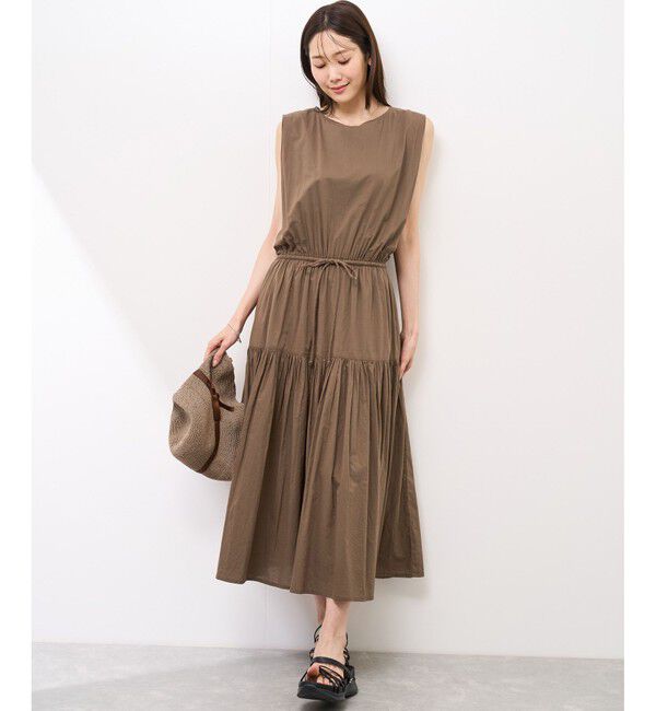 Rope&rsquo;Picnic「コットンボイルティアードワンピース」|ワンピース|