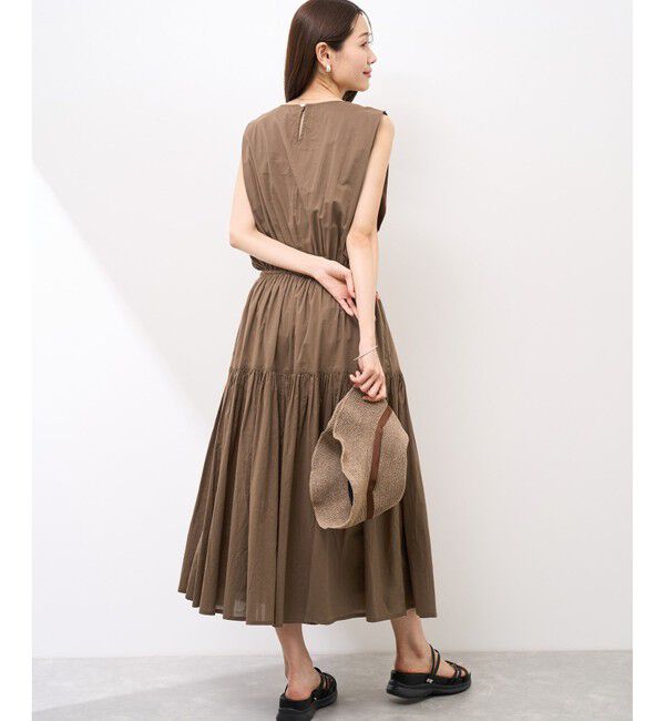 Rope&rsquo;Picnic「コットンボイルティアードワンピース」|ワンピース|