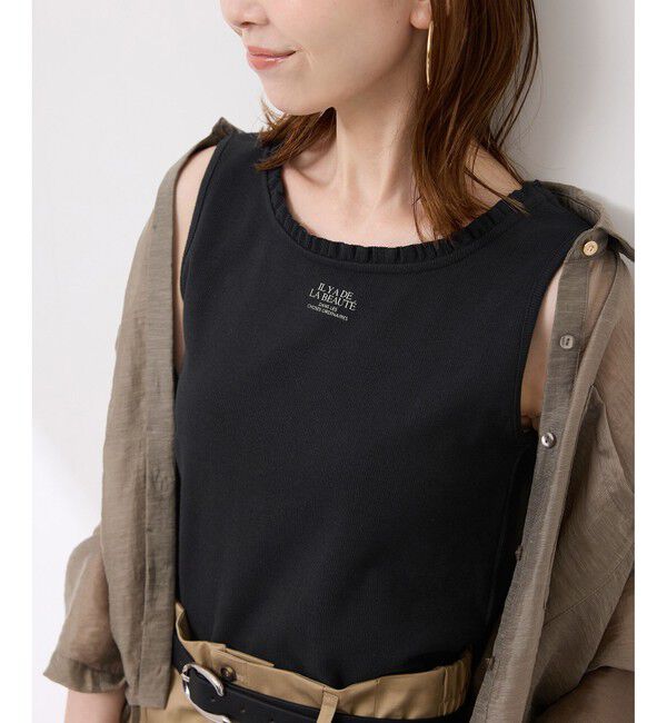 Rope&rsquo;Picnic「襟フリルタンクトップ」|タンクトップ|