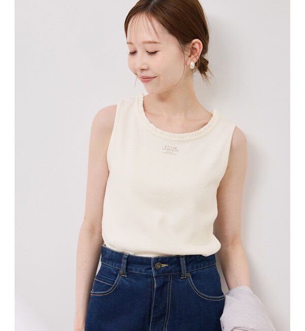 Rope&rsquo;Picnic「襟フリルタンクトップ」|タンクトップ|