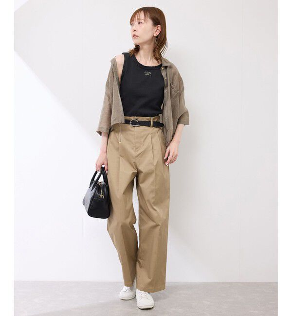 Rope&rsquo;Picnic「襟フリルタンクトップ」|タンクトップ|