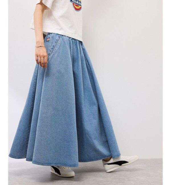 Rope&rsquo;Picnic「【Dickies】コットンダンプサーキュラーイージースカート」|スカート|