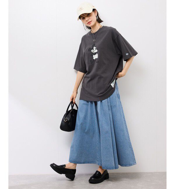 Rope&rsquo;Picnic「【Dickies】コットンダンプサーキュラーイージースカート」|スカート|