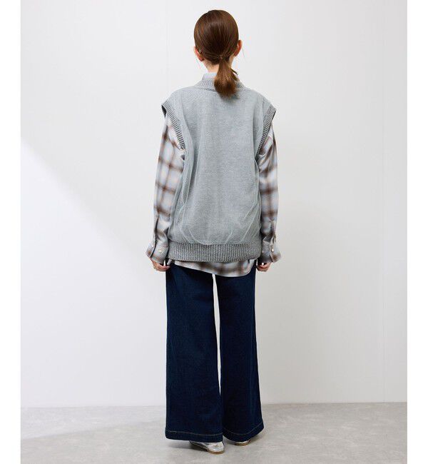 Rope&rsquo;Picnic「チュールドッキングベスト」|ベスト・ジレ|