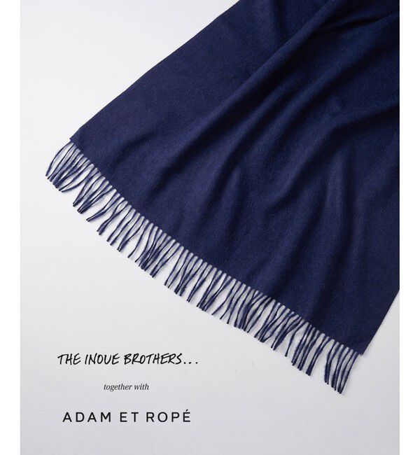 ADAM ET ROPE'「INOUE EX BRUSHED SCARF」|マフラー|