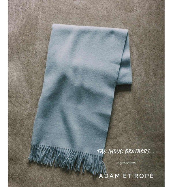 ADAM ET ROPE'「INOUE EX BRUSHED SCARF」|マフラー|サックス