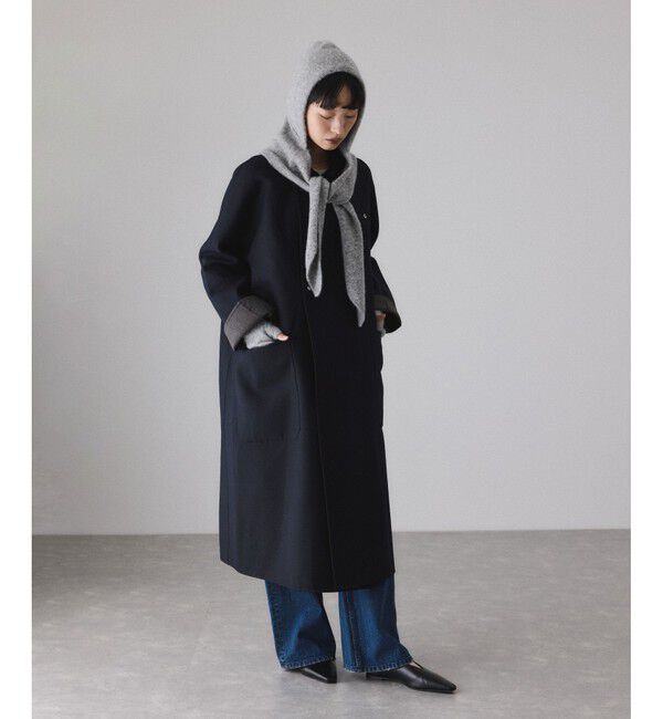 ADAM ET ROPE'「BASOLマフラーニットキャップ＆アームウォーマー」|マフラー|