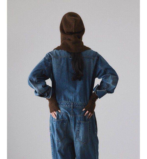 ADAM ET ROPE'「BASOLマフラーニットキャップ＆アームウォーマー」|マフラー|