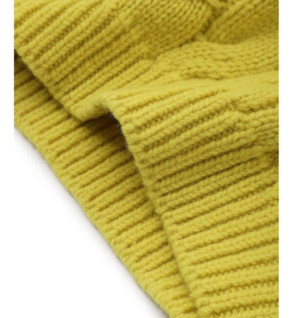 ADAM ET ROPE'「【サステナブル】ケーブルハーフスリーブニット」|ニット・セーター|