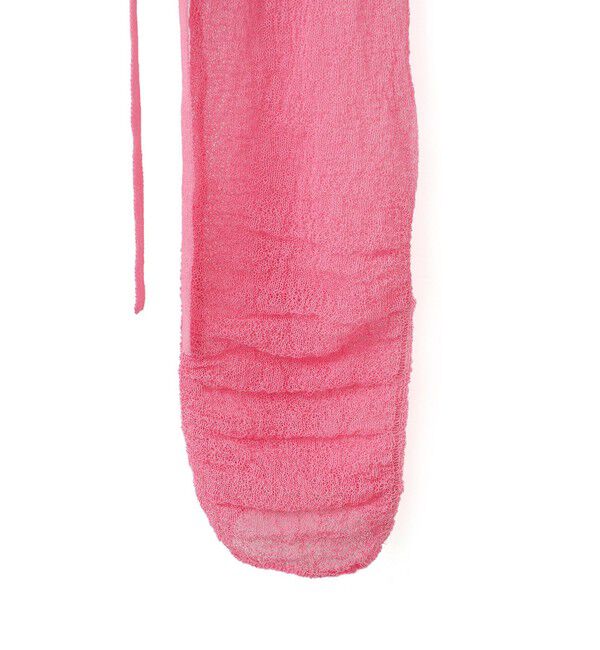 ADAM ET ROPE'「クレープリンクスギャザーカーディガン」|カーディガン|