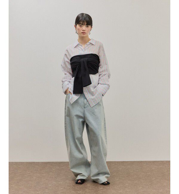 ADAM ET ROPE'「ボレロニットビスチェ」|ベスト・ジレ|