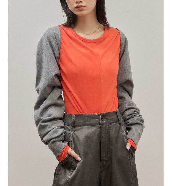 ADAM ET ROPE'「ボレロニットビスチェ」|ベスト・ジレ|