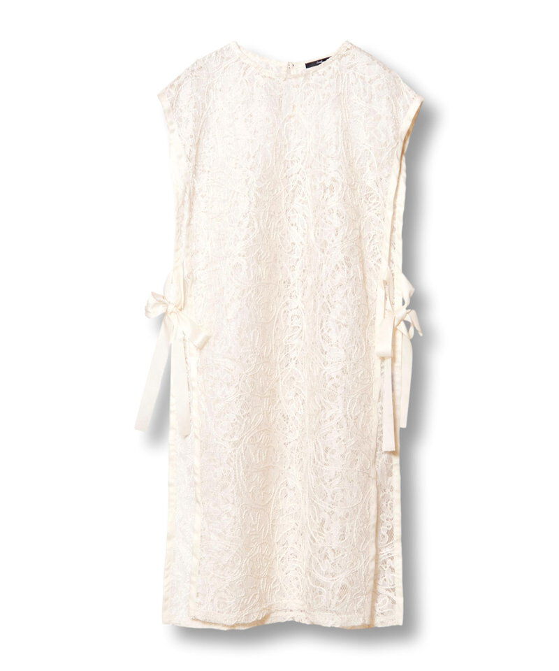  「サイドリボンレースベスト」|ベスト・ジレ|