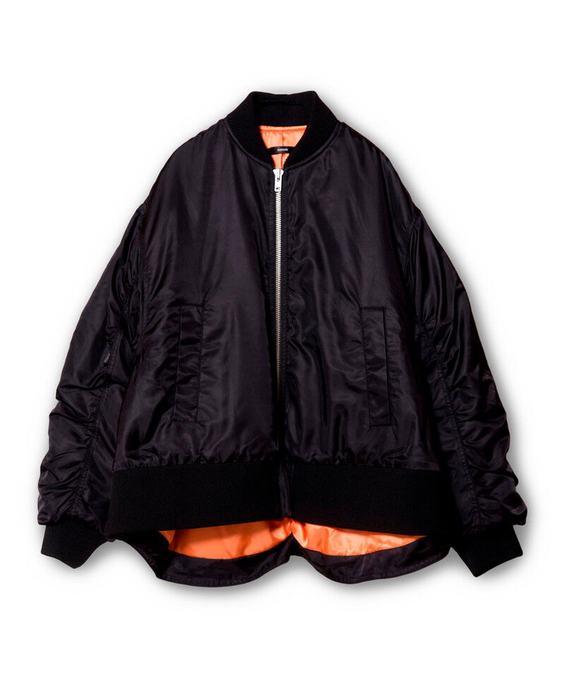  「ギャザージップブルゾン」|ミリタリー・モッズコート|