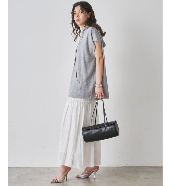  「【WEB限定】オーバーノースリーブパーカー」|Tシャツ・カットソー|