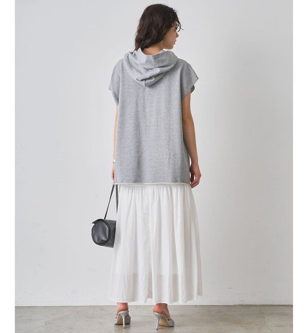  「【WEB限定】オーバーノースリーブパーカー」|Tシャツ・カットソー|