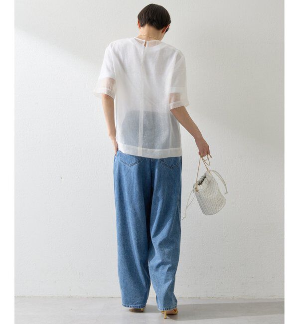  「シアーフェザーTEE」|シャツ・ブラウス|