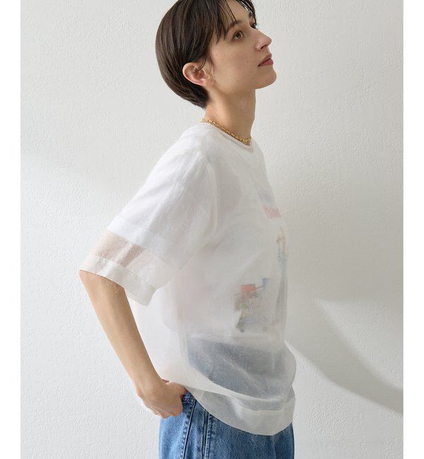  「シアーフェザーTEE」|シャツ・ブラウス|