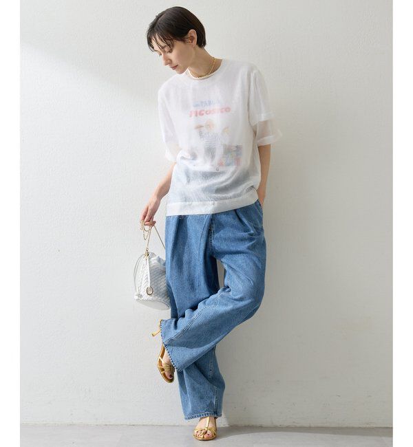  「シアーフェザーTEE」|シャツ・ブラウス|