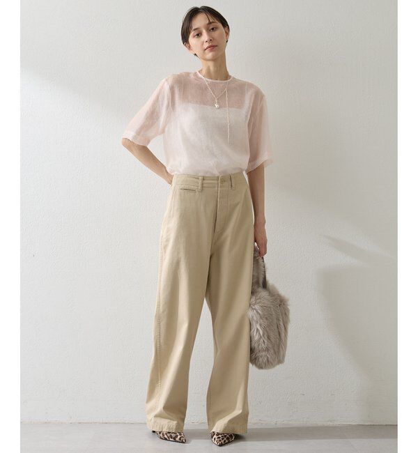  「シアーフェザーTEE」|シャツ・ブラウス|