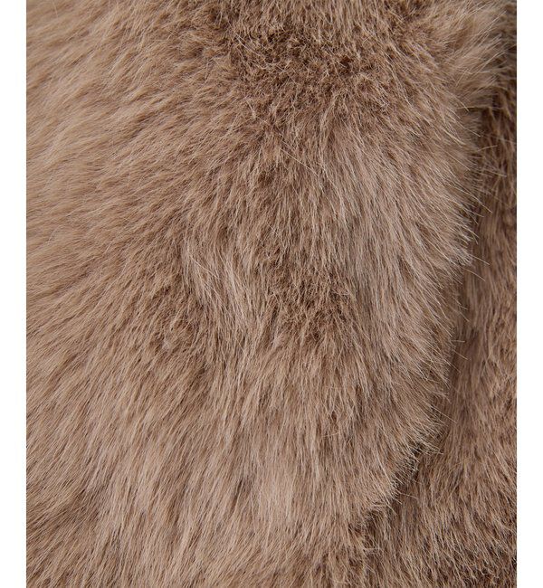 THE PAUSE「【THE PAUSE】フェイクファークルーネックジレ」|ベスト・ジレ|