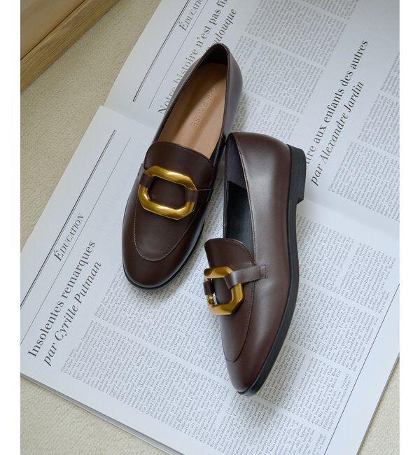 THE PAUSE「【THE PAUSE】バックルローファー」|ローファー|