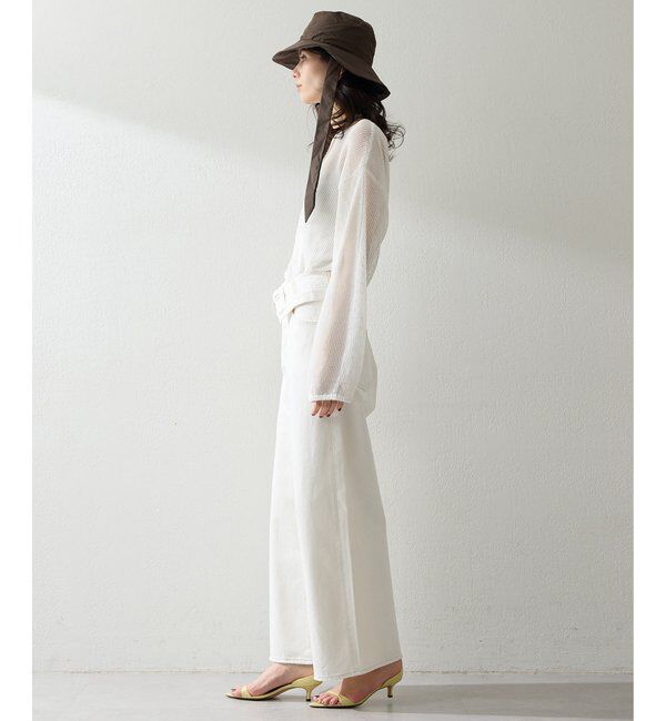  「ボートメッシュニットプルオーバー」|ニット・セーター|