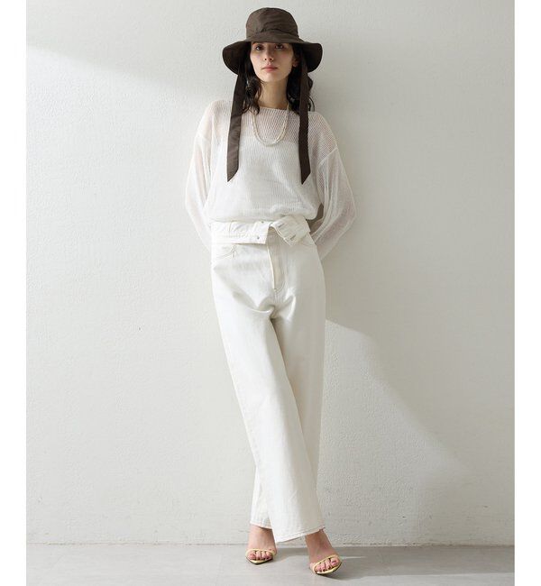  「ボートメッシュニットプルオーバー」|ニット・セーター|