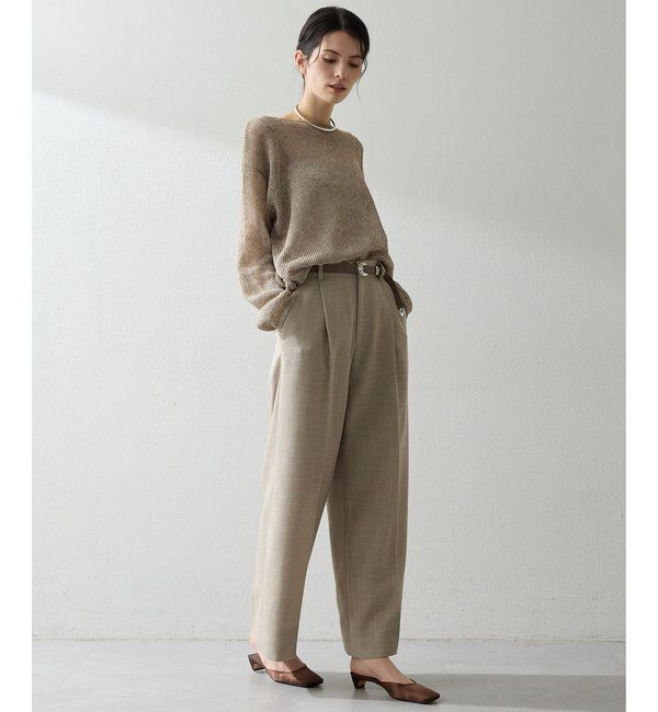  「ボートメッシュニットプルオーバー」|ニット・セーター|