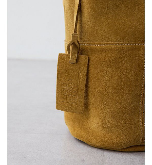  「【MARCO MASI】スエードワッペン巾着」|トートバッグ|